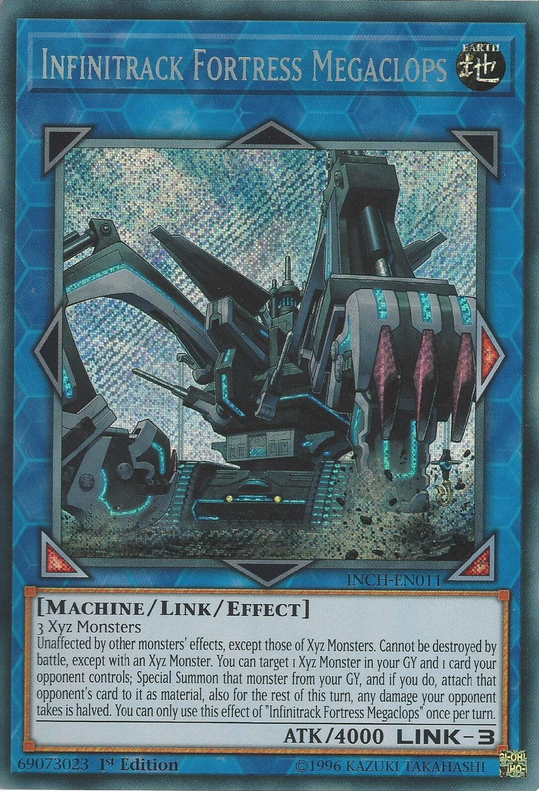Infinitrack Fortress Megaclops [INCH-EN011] Secret Rare | Devastation Store