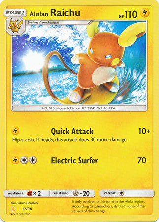 Alolan Raichu (17/30) [Sun & Moon: Trainer Kit - Alolan Raichu] | Devastation Store