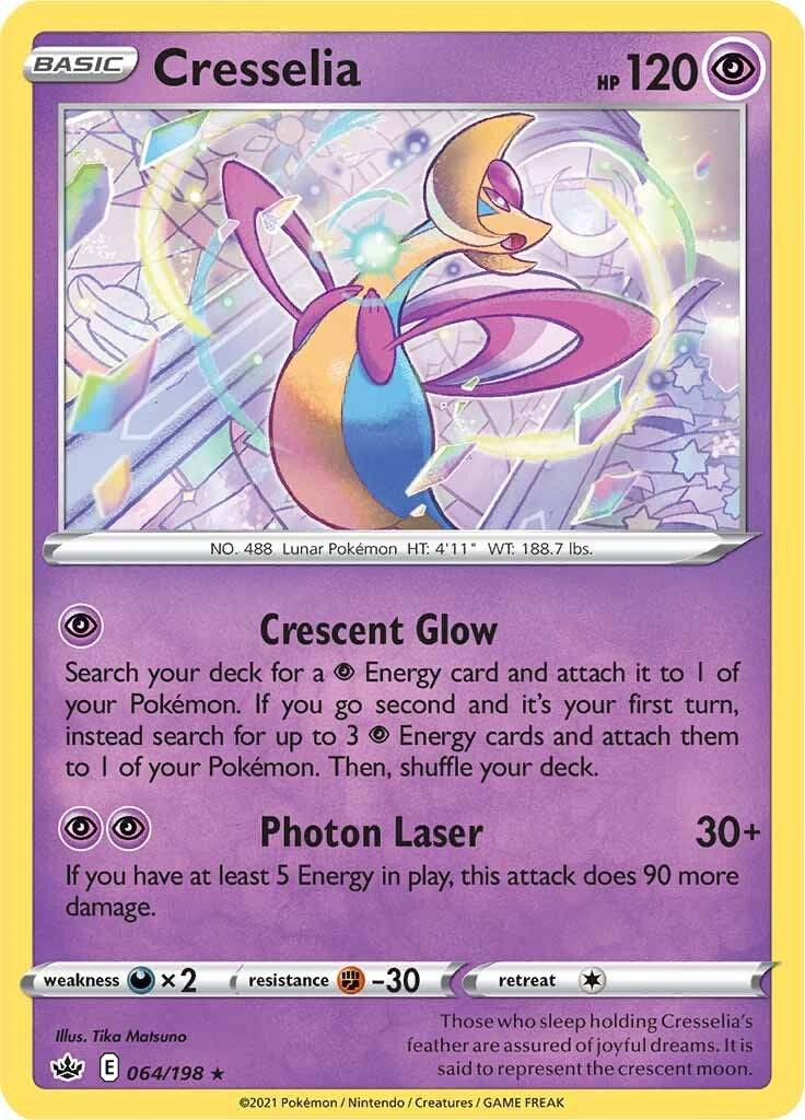 Cresselia (064/198) (Theme Deck Exclusive) [Sword & Shield: Chilling Reign] | Devastation Store