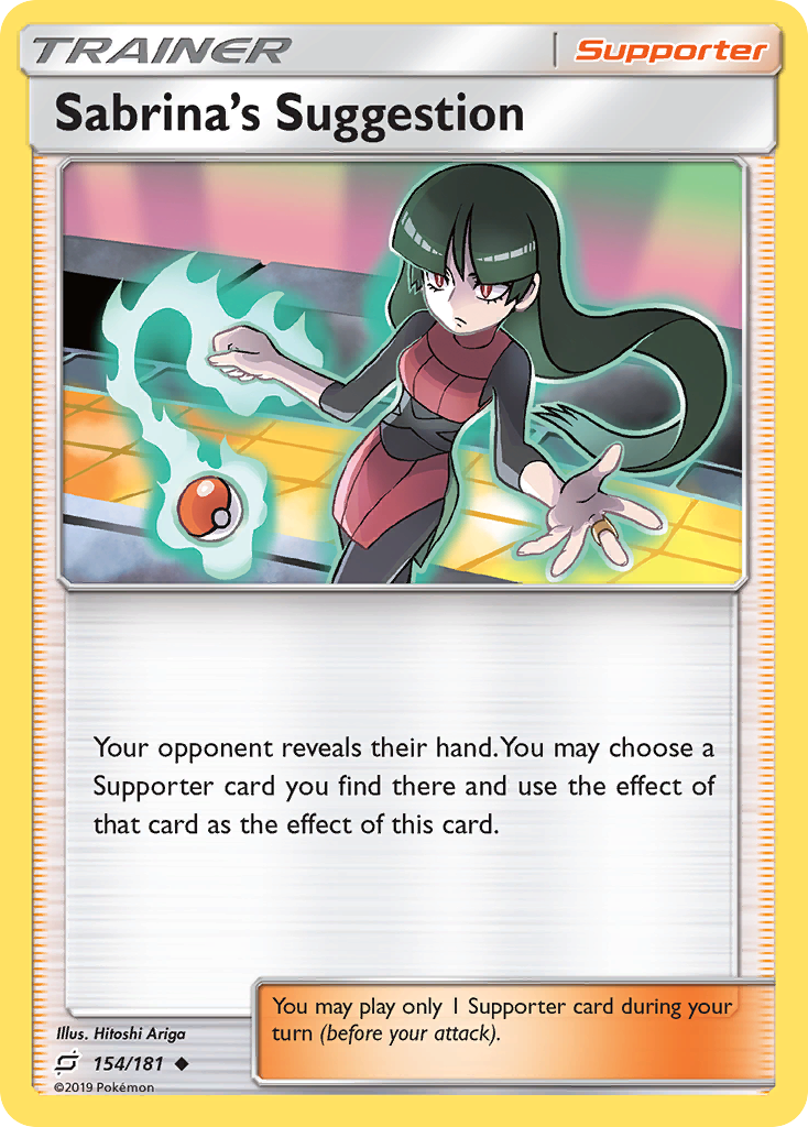 Sabrina's Suggestion (154/181) [Sun & Moon: Team Up] | Devastation Store