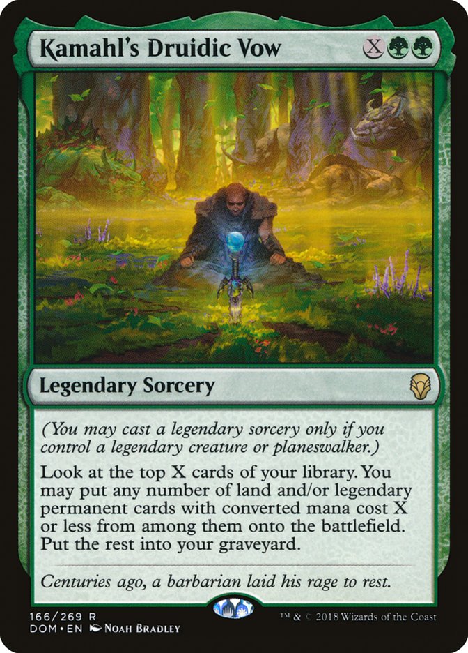 Kamahl's Druidic Vow [Dominaria] | Devastation Store