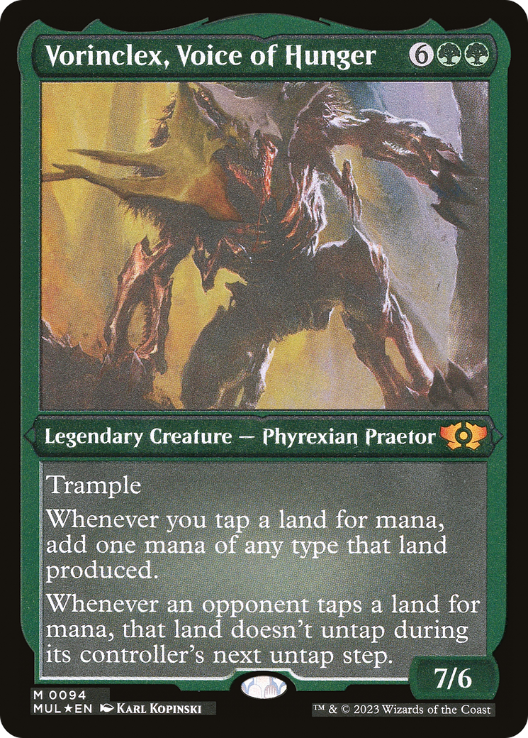 Vorinclex, Voice of Hunger (Foil Etched) [Multiverse Legends] | Devastation Store