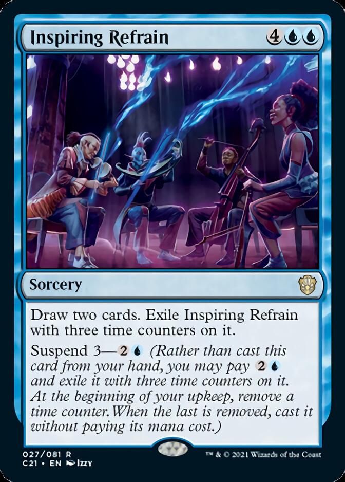 Inspiring Refrain [Commander 2021] | Devastation Store