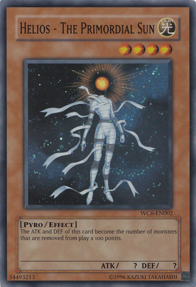 Helios - The Primordial Sun [WC6-EN002] Super Rare | Devastation Store