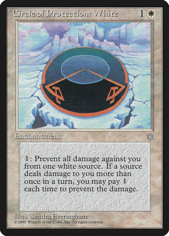 Circle of Protection: White [Ice Age] - Devastation Store | Devastation Store