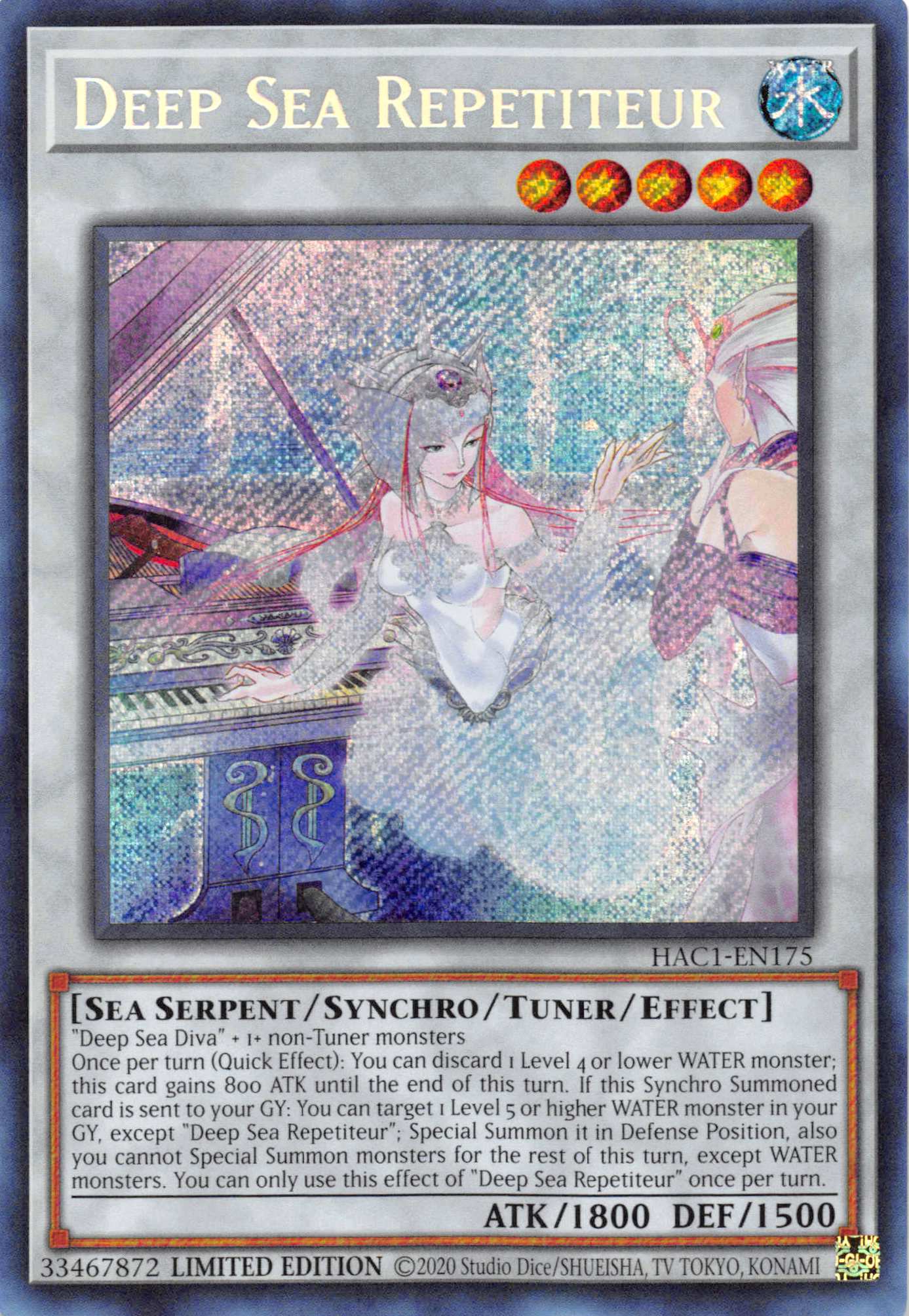 Deep Sea Repetiteur [HAC1-EN175] Secret Rare | Devastation Store