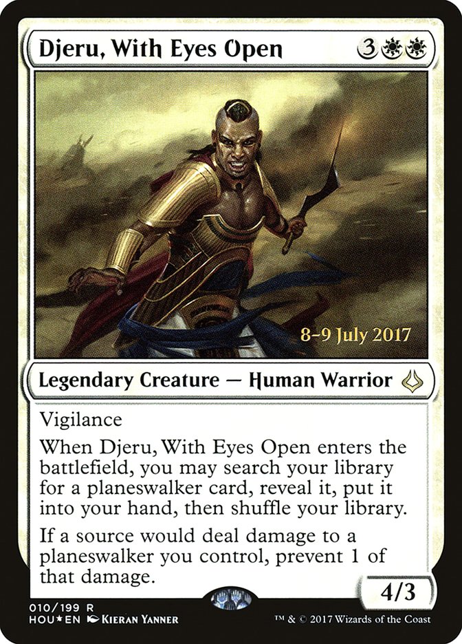 Djeru, With Eyes Open  [Hour of Devastation Prerelease Promos] - Devastation Store | Devastation Store