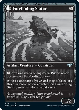 Foreboding Statue // Forsaken Thresher [Innistrad: Double Feature] | Devastation Store
