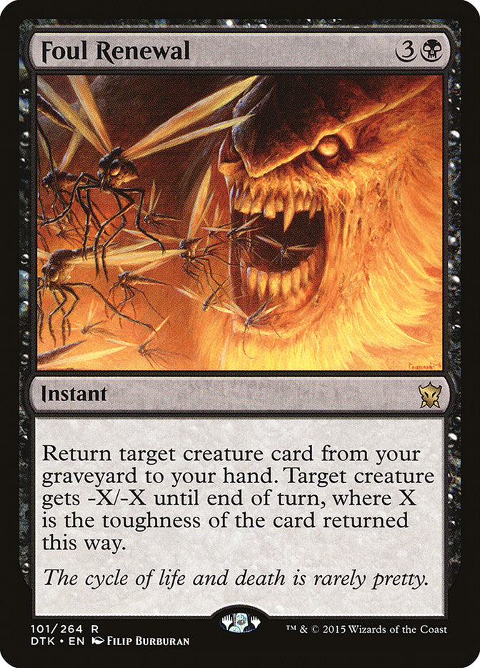 Foul Renewal [Dragons of Tarkir] | Devastation Store