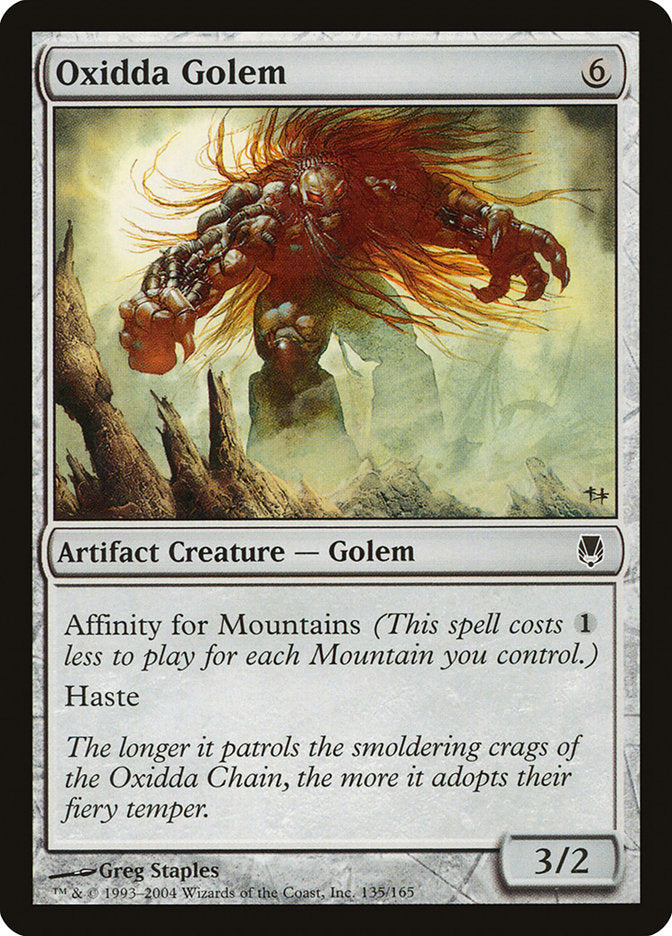 Oxidda Golem [Darksteel] - Devastation Store | Devastation Store