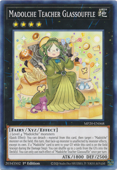 Madolche Teacher Glassouffle [MP20-EN068] Common | Devastation Store
