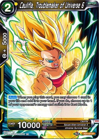 Caulifla, Troublemaker of Universe 6 [XD1-07] | Devastation Store