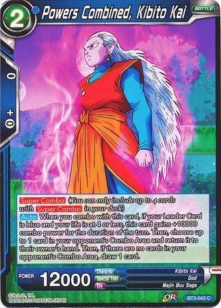 Powers Combined, Kibito Kai [BT3-043] | Devastation Store