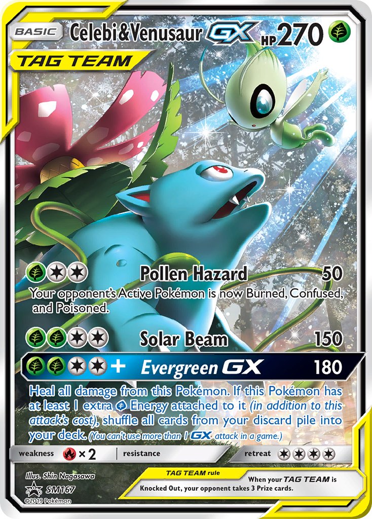 Celebi & Venusaur GX (SM167) [Sun & Moon: Black Star Promos] | Devastation Store