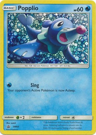 Popplio (SM03) (General Mills Promo) [Sun & Moon: Black Star Promos] | Devastation Store