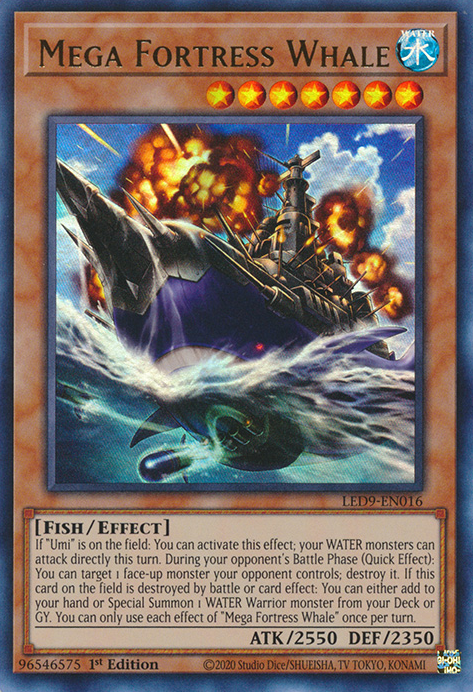 Mega Fortress Whale [LED9-EN016] Ultra Rare | Devastation Store