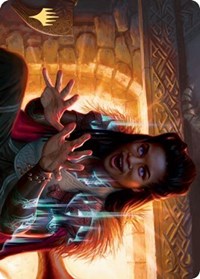 Birgi, God of Storytelling Art Card (Gold-Stamped Signature) [Kaldheim: Art Series] | Devastation Store