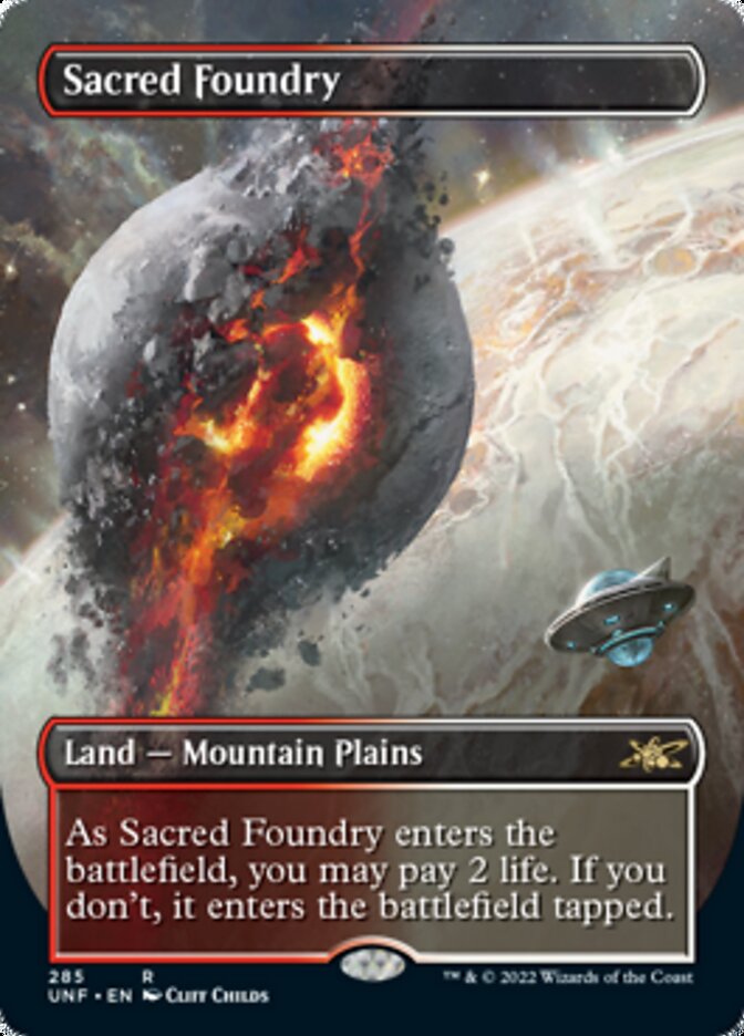 Sacred Foundry (Borderless) [Unfinity] | Devastation Store