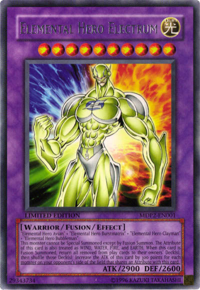 Elemental Hero Electrum [MDP2-EN001] Rare | Devastation Store