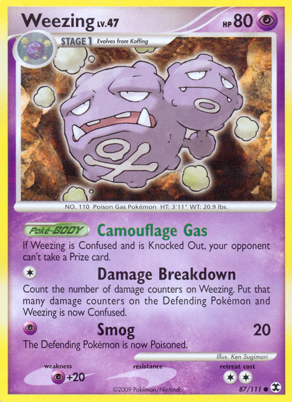 Weezing (87/111) [Platinum: Rising Rivals] | Devastation Store