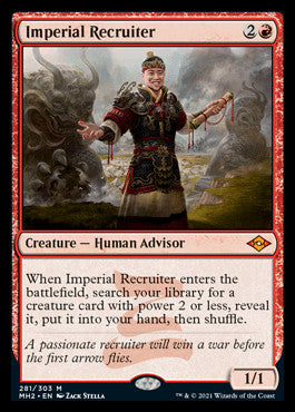 Imperial Recruiter (Foil Etched) [Modern Horizons 2] | Devastation Store