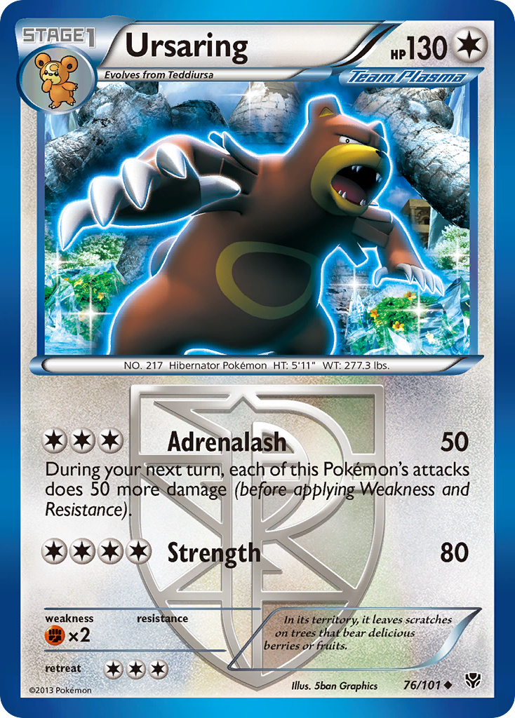 Ursaring (76/101) [Black & White: Plasma Blast] | Devastation Store