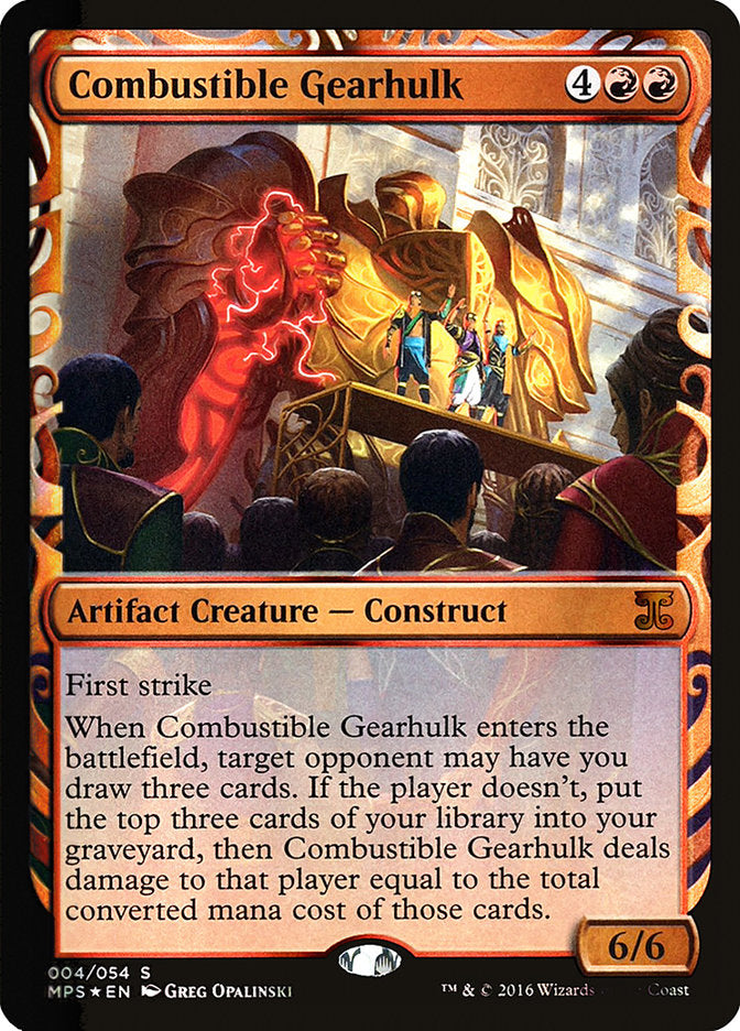 Combustible Gearhulk [Kaladesh Inventions] | Devastation Store