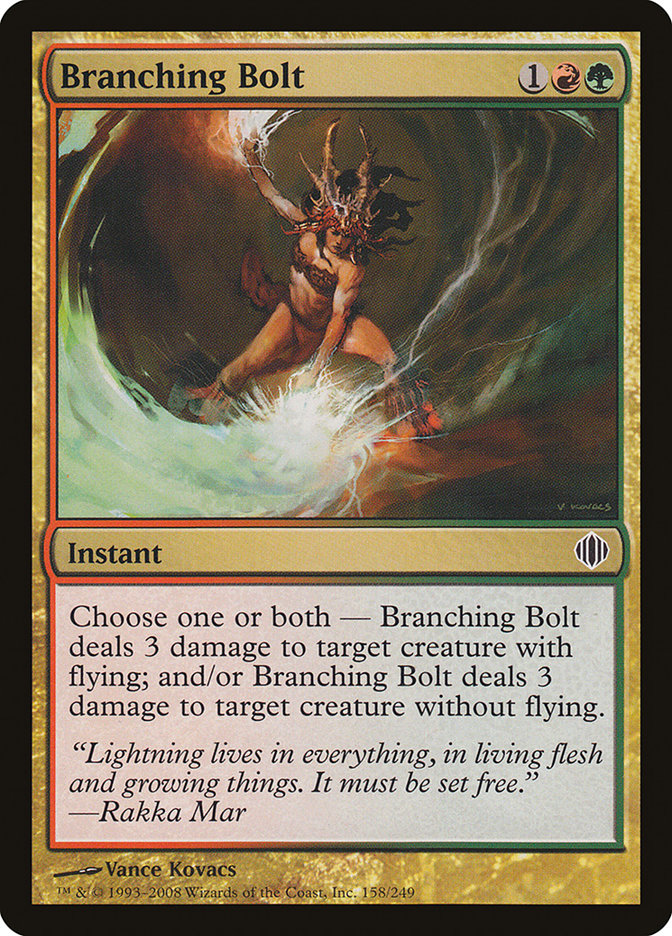 Branching Bolt [Shards of Alara] | Devastation Store