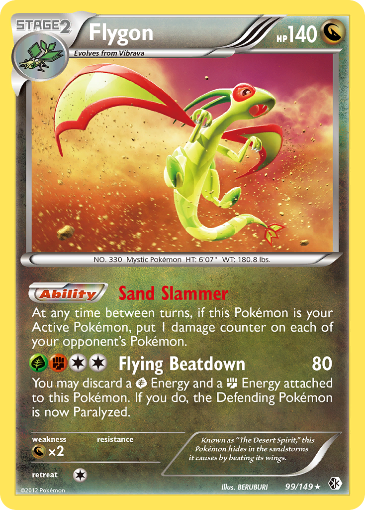 Flygon (99/149) [Black & White: Boundaries Crossed] | Devastation Store
