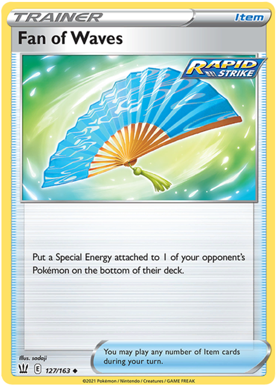 Fan of Waves (127/163) [Sword & Shield: Battle Styles] | Devastation Store