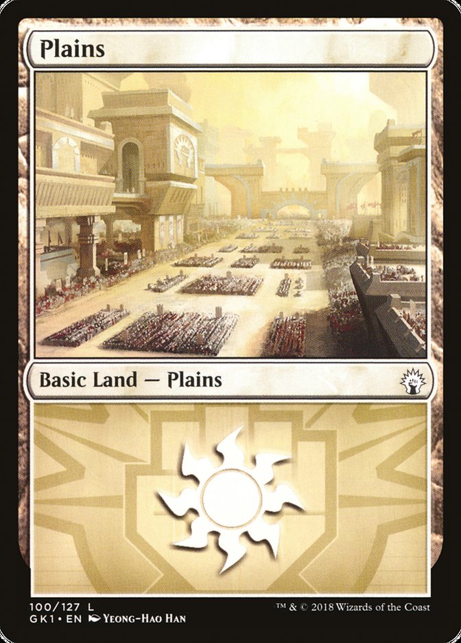 Plains (100) [Guilds of Ravnica Guild Kit] | Devastation Store