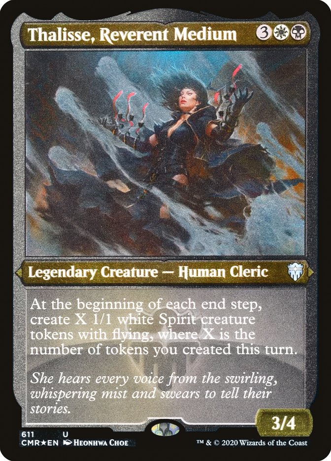 Thalisse, Reverent Medium (Etched) [Commander Legends] | Devastation Store