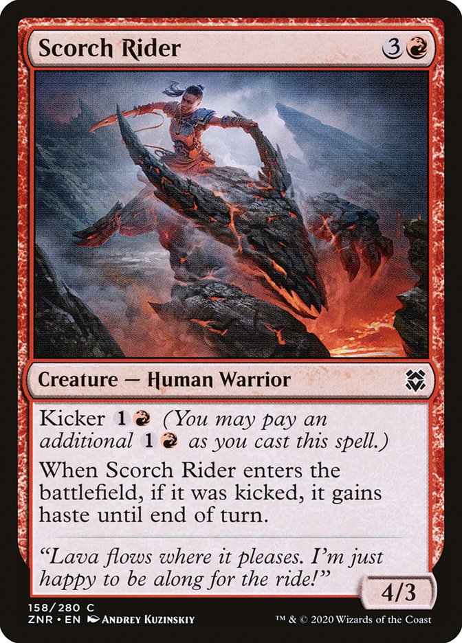 Scorch Rider [Zendikar Rising] | Devastation Store