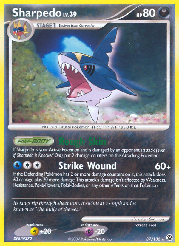 Sharpedo (37/132) [Diamond & Pearl: Secret Wonders] | Devastation Store