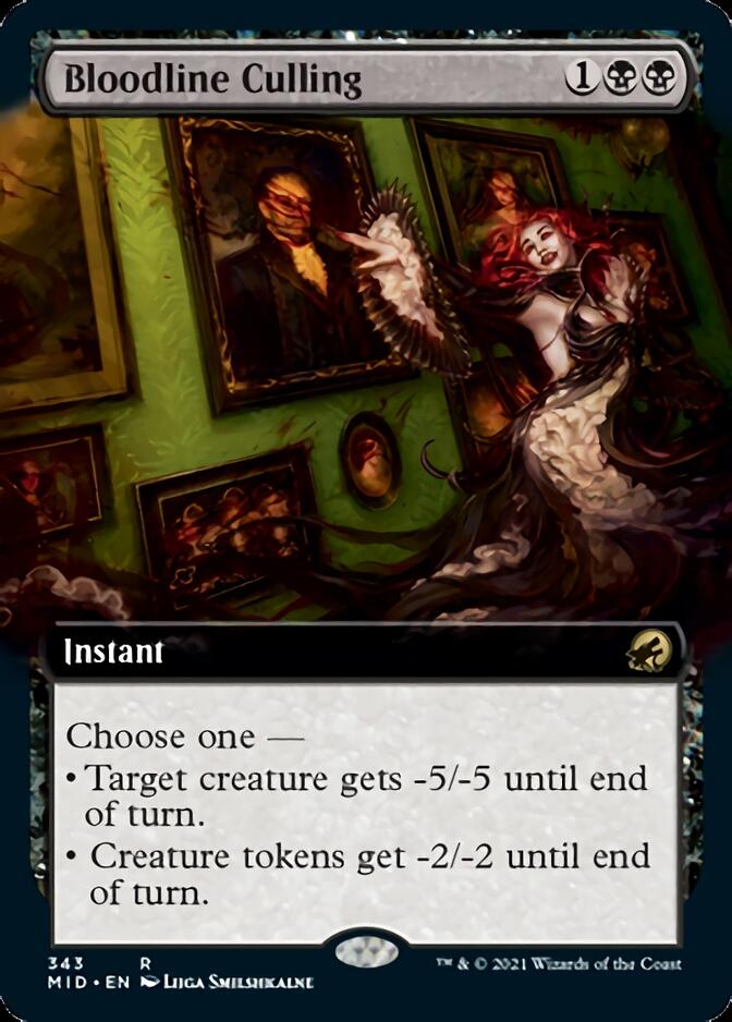 Bloodline Culling (Extended) [Innistrad: Midnight Hunt] | Devastation Store