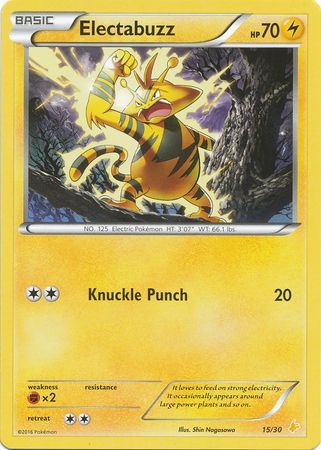 Electabuzz (15/30) [XY: Trainer Kit 3 - Pikachu Libre] | Devastation Store