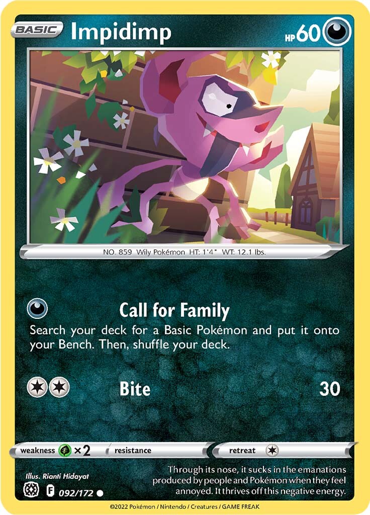 Impidimp (092/172) [Sword & Shield: Brilliant Stars] | Devastation Store