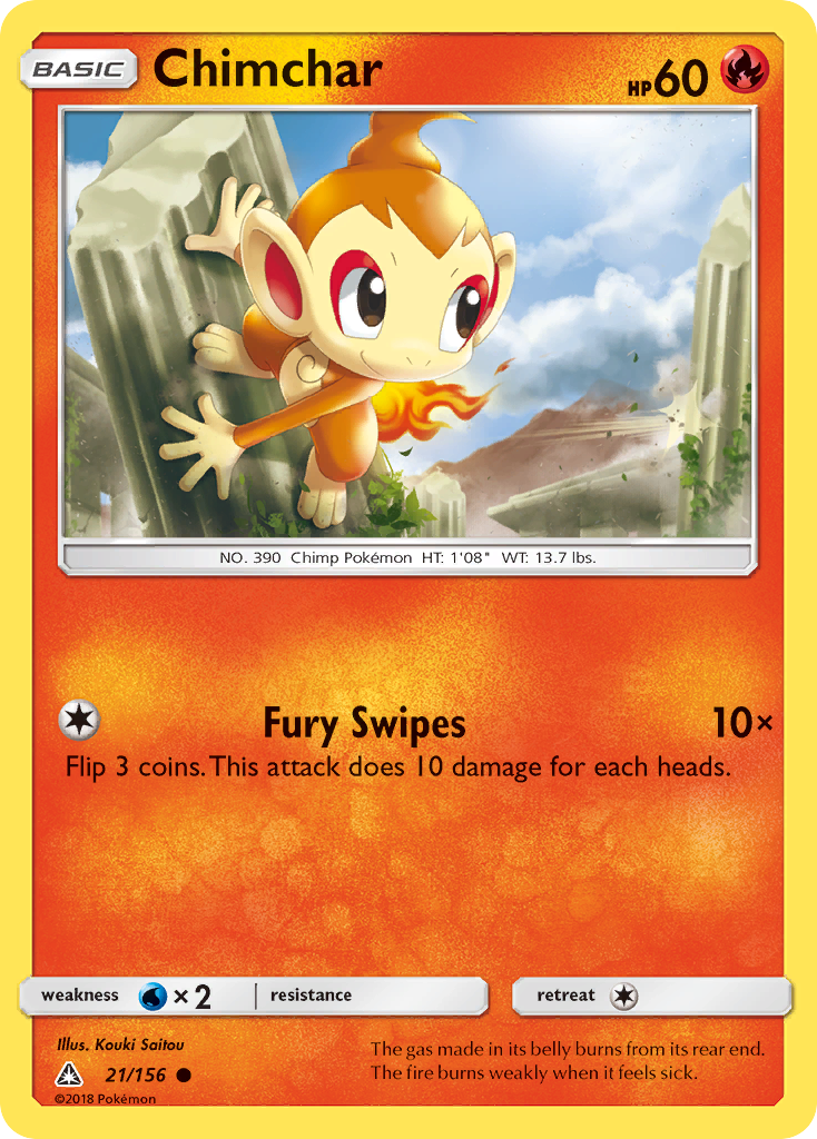 Chimchar (21/156) [Sun & Moon: Ultra Prism] | Devastation Store