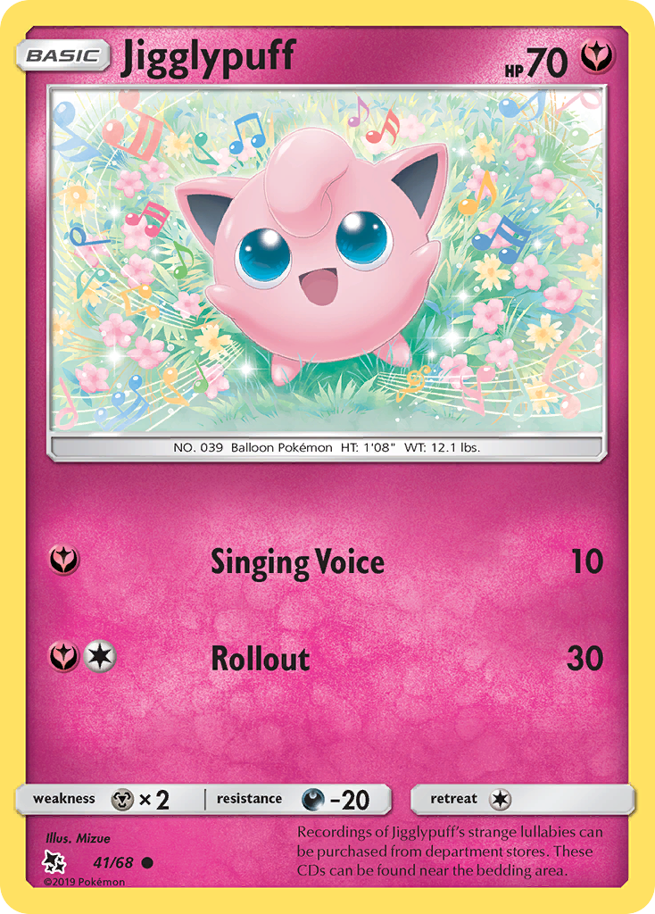 Jigglypuff (41/68) [Sun & Moon: Hidden Fates] | Devastation Store