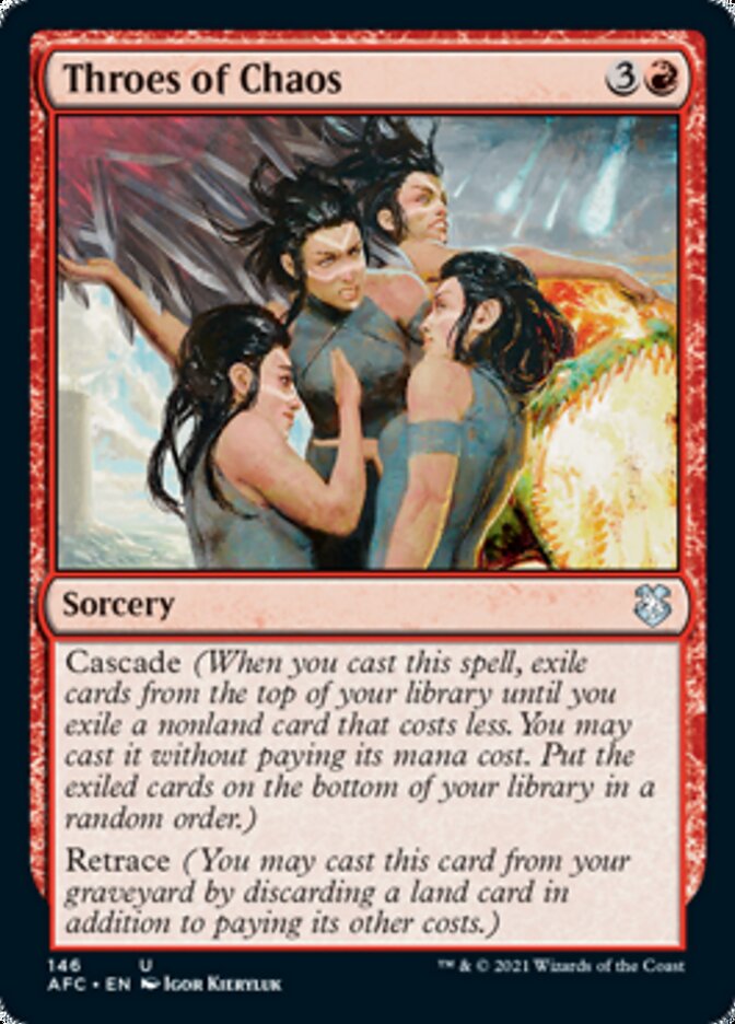 Throes of Chaos [Dungeons & Dragons: Adventures in the Forgotten Realms Commander] | Devastation Store