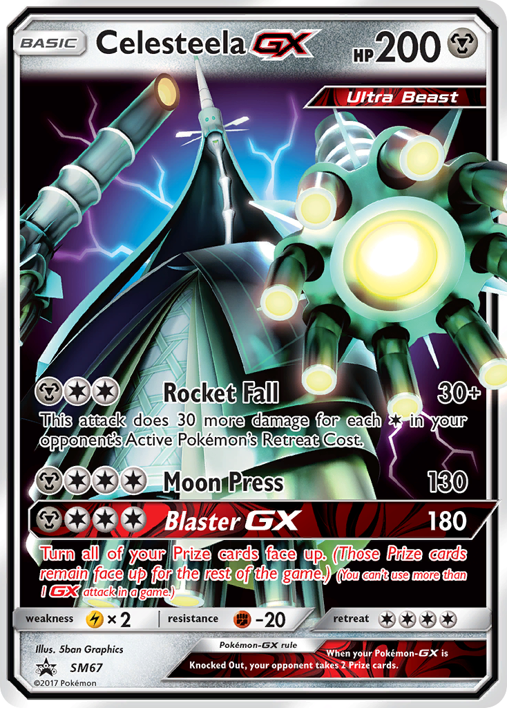 Celesteela GX (SM67) [Sun & Moon: Black Star Promos] | Devastation Store