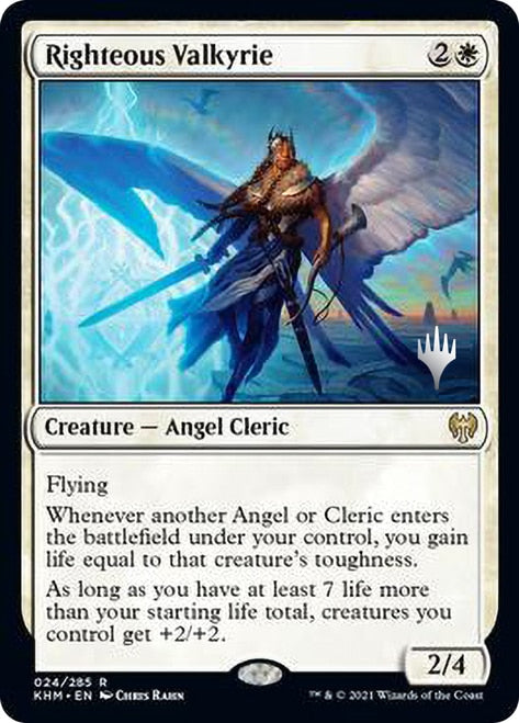Righteous Valkyrie [Kaldheim Promos] | Devastation Store