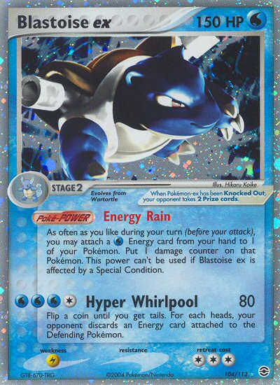 Blastoise ex (104/112) [EX: FireRed & LeafGreen] | Devastation Store