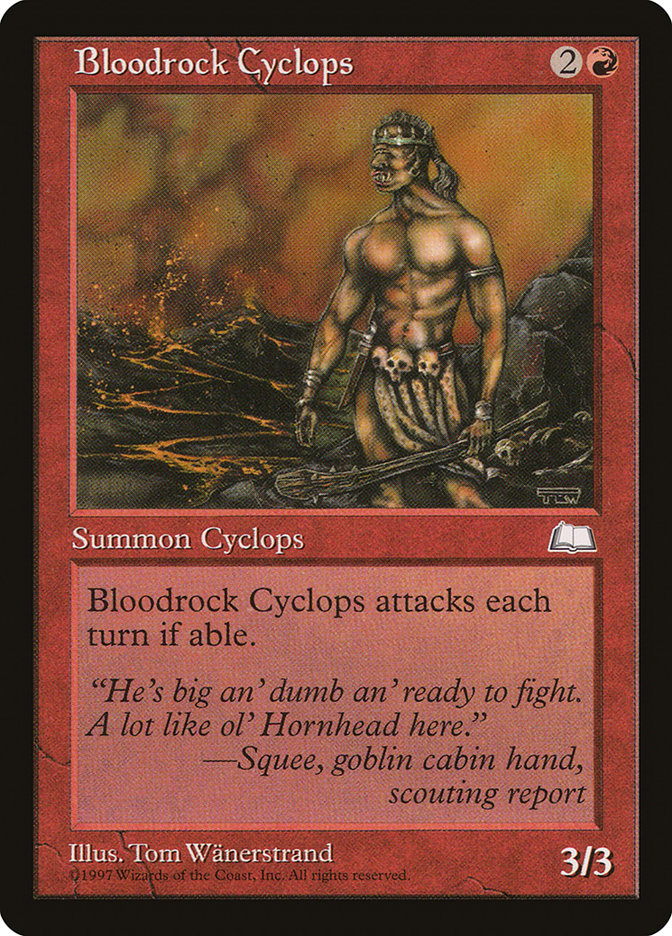 Bloodrock Cyclops [Weatherlight] - Devastation Store | Devastation Store