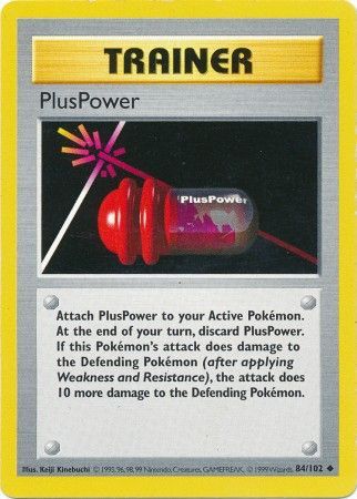 PlusPower (84/102) [Base Set Shadowless Unlimited] | Devastation Store