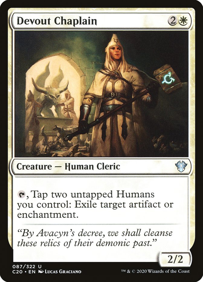 Devout Chaplain [Commander 2020] | Devastation Store