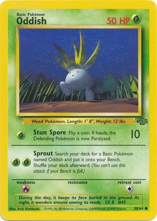 Oddish (58/64) [Jungle Unlimited] | Devastation Store