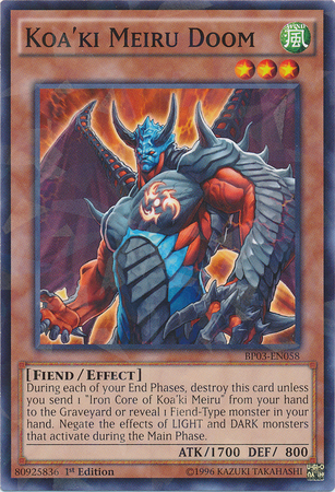 Koa'ki Meiru Doom [BP03-EN058] Shatterfoil Rare | Devastation Store