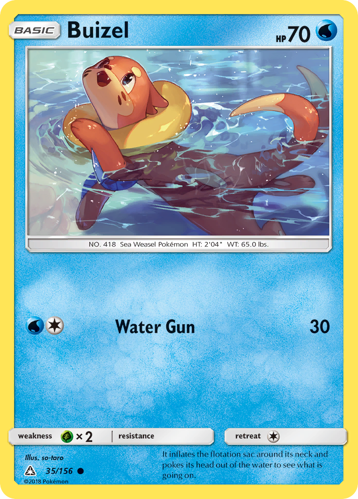 Buizel (35/156) [Sun & Moon: Ultra Prism] | Devastation Store