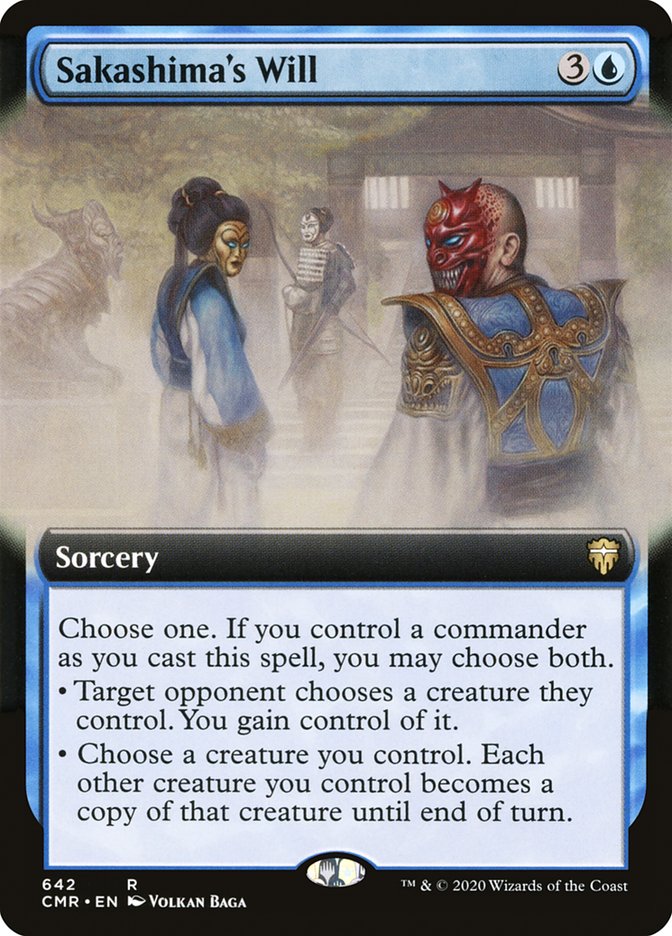 Sakashima's Will (Extended) [Commander Legends] | Devastation Store